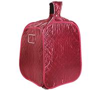 Sauna à Vapeur Sauna Pliable Cabine Portable Home Sauna Infrarouge Spa Tente Saunas avec le Contrôleur de Température à Distance Sauna-80 * 80 * 100 cm (rouge)