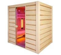 Sauna Hybride Combi 4 places (Infrarouge + vapeur)