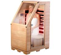 Sauna infrarouge compact en bois, 760 W [Newgen Medicals]