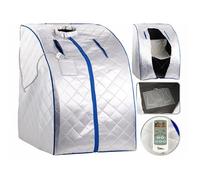Sauna infrarouge mobile - NEWGEN MEDICALS - 1000 W - Chauffe-pied - Panneau de commande lisible