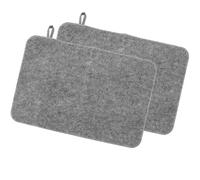 Sauna Mat for Inside Sauna - 2X Soft Felt Sauna Cushion - Sauna Accessories, Steam Room Heat Insulation Mat Water Absorbent Protector Pad for Home and Spa