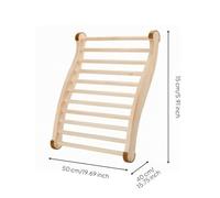 Sauna Oreiller Appui-tête Coussin Tête, Couleur Bois Naturel Dossier | Dossier pour Sauna, Dossier En Bois,