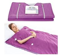 Sauna Portable, Couverture numérique pondérée améliorée for femmes, couverture chauffante for perte de poids et modelage du corps, for Sauna, perte de poids et détox(PURPLE)