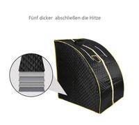 Sauna portable Noir - SPA KIT - 1.8L - Vapeur - Intérieur pliable