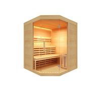Sauna traditionnel Sense 3 places angulaire - France Sauna