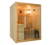 Sauna traditionnel Sense 4 places - Pack complet Black Wall 4.5 kw