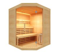 Sauna traditionnel Sense Angulaire 3 places Pack complet 4.5kw