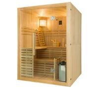 Sauna vapeur sense 4 places avec poêle 6 kw - France sauna
