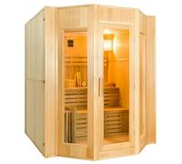 Sauna vapeur zen 6 places avec poêle 8 kw - France sauna