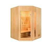 Sauna vapeur zen 3-4 places avec poêle 4,5 kw - France sauna