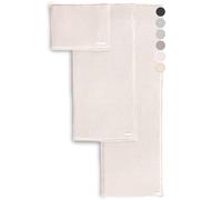 SAUNASOFA Coussin de siège pour sauna 1 place - Coussin pour banc de sauna et cabine infrarouge en coton - Lavable, respirant, fabriqué à la main en Europe - Coussin de sauna en nacre