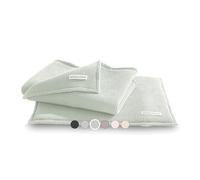 SAUNASOFA Ensemble de sauna avec coussin d'assise et serviette de sauna - Pour sauna infrarouge et sauna classique - Lavable, respirant et fabriqué à la main en Europe - Coussin et serviette de sauna