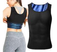 Saunavest | Sport Sauna Débardeur Taille Trainer Gilet - Combinaison de Sauna à séchage Rapide pour Forme du Corps Soutien Dorsal Position correcte