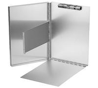 Saunders 30517 Porte-documents avec compartiment et intercalaire Argenté