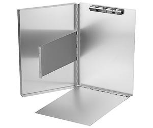 Saunders 30517 Porte-documents avec compartiment et intercalaire Argenté