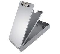 Saunders Cruiser-Mate II Presse-papier avec rangement 2 compartiments 8.5 x 14 Inches Aluminum, Gray