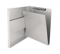 Saunders Porte-Documents Snapak en Aluminium recy ormat Lettre, 22,9 x 30,5 cm, argenté