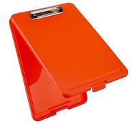 Läufer Saunders slim Mate – ouvertures en haut, côtés noirs, 24 x 33,5 cm, orange fluo