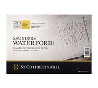 Saunders Waterford Block 300gsm 177 x 254mm (7" x 10") 20 Sheets ROUGH