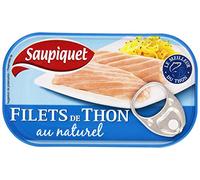 Saupiquet Conserve de Thon au Naturel la Boîte de 115g - Lot de 6
