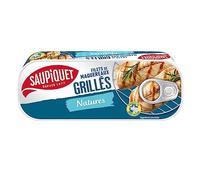 SAUPIQUET - Filet De Maquereaux Grillés Nature, Riche En Protéines 120g - Lot De 4