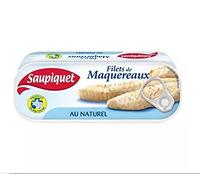 Saupiquet Filets de maquereau naturel 169g - Découvrez ce filets de maquereau incomparables pour manger tel quel ou pour déguster chaud ou froid (salade ou quiche).