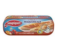 SAUPIQUET Filets de maquereaux sauce escabèche 169 g