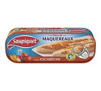 Saupiquet Filets de Maquereaux Sauce Escabèche 169g (lot de 5)