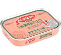 Saupiquet Filets de sardines à l'huile d'olive en boîte Prêts à consommer 105g