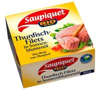 Saupiquet Filets de thon à l'huile de tournesol en boîte 185g