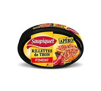 SAUPIQUET - Rillettes De Thon Relevées D'Une Note Pimentée 115G - Lot De 4 - livraison offerte