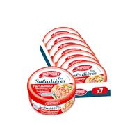 SAUPIQUET - Salade Saladières Parisienne au Thon - 7 Conserves