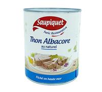SAUPIQUET Thon Albacore au Naturel en conserve - Grand format économique 800g - Pêché en haute mer (1 boîte)