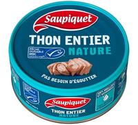 SAUPIQUET Thon entier au naturel MSC 140 g
