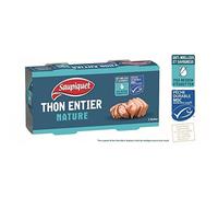 SAUPIQUET - Thon Entier Nature Msc 2X140G - Lot De 3 - livraison offerte