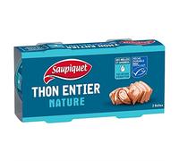 SAUPIQUET - Thon Entier Nature Msc 2X140G - Lot De 3 - Offre Special