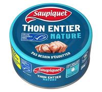 SAUPIQUET - Thon Entier Naturer Msc 280G - Lot De 3 - Vendu Par Lot