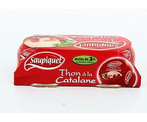 SAUPIQUET - Thon Sauce Catalane, Recette Traditionnelle Méditerranéenne, 270g - Lot De 4