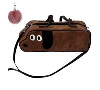 Sausage Dog Crossbody Bag,Cute Dachshund Shaped Handbag with Adjustable Strap,Unique Casual Animal Shoulder Bag for Women
