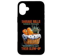 Sausage Rolls When Pigs in Blankets Hit Their Upgrade Coque pour iPhone 16 Plus