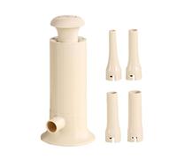 Sausage Stuffer - PC+PP 24.5x11cm | Manual Sausage Maker | And Efficient Vertical Meat Filler With 4 Filling Tube Connectors For Meat And Vegetables Perfect For Beginners