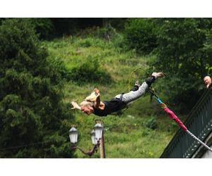 Saut à l'élastique en w nds à Luz-Saint-Sauveur - Pont Napoléon