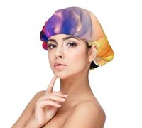 Saut de dauphin,Bonnet de nuit en satin pour adulte - Bonnet de nuit élastique pour femme, couvre-cheveux de nuit