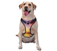 Saut de Dauphin,Harnais pour Animaux de Compagnie, Harnais réfléchissant réglable pour Chien,L
