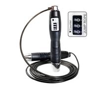 Saut intelligent - Saut réglable avec compteur | Roulement en fil d'acier pour hommes, femmes, enfants, exercice d'intérieur et d'extérieur, entraînement de vitesse, boxe, cardio et perte de poids