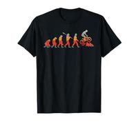 Saut VTT Evolution Mountain Biker, style rétro et vintage T-Shirt
