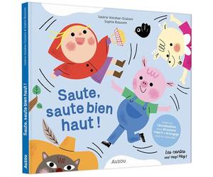 Saute, saute bien haut ! - Valérie Weishar-Giuliani - Auzou Philippe Eds - cartonné - Contes et légendes jeunesse