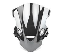 Saute Vent Moto pour 675SR pour 675SR-R pour 675SRR Moto Rise Pare-Brise Déflecteurs de Vent Bouclier Protecteur Pare Brise(Argent)