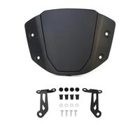 Saute Vent Moto pour CB650R CB 650 R 2024 2025 Pare-Brise Sport Moto Déflecteur De Vent Avant Moto avec Support Carénage d'air Pare Brise Moto(Matte Black)