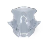 Saute Vent Moto pour Kawasaki pour Versys 650 2023 2024 Pare-Brise De Moto Déflecteurs De Vent Protection D'écran Carénage Avant Pare Brise Moto(Light Gray)